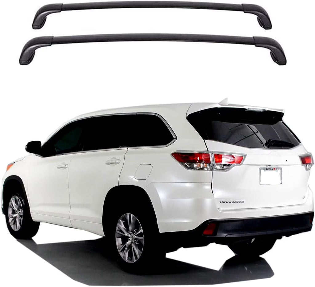 Black Aluminum Roof Rack Crossbars A387