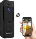 Wireless Video Doorbell Camera, HD 166° Wide Angle, 6100mAh Battery, Night Vision, Pack of 2 W844