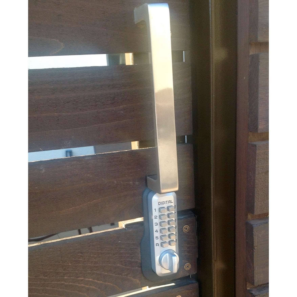 Black Mechanical Double Combination Deadbolt Lock L3183