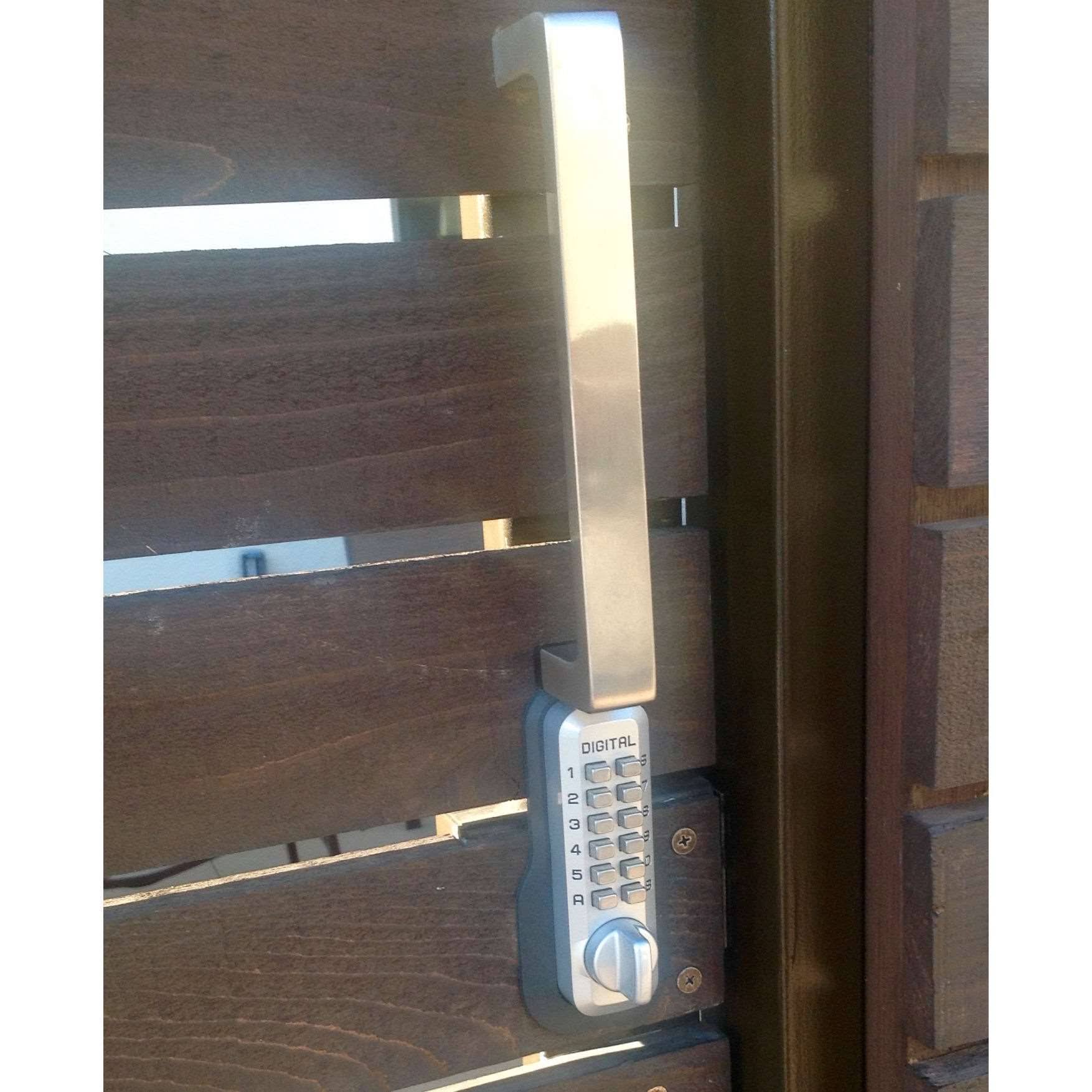 Black Mechanical Double Combination Deadbolt Lock L3183