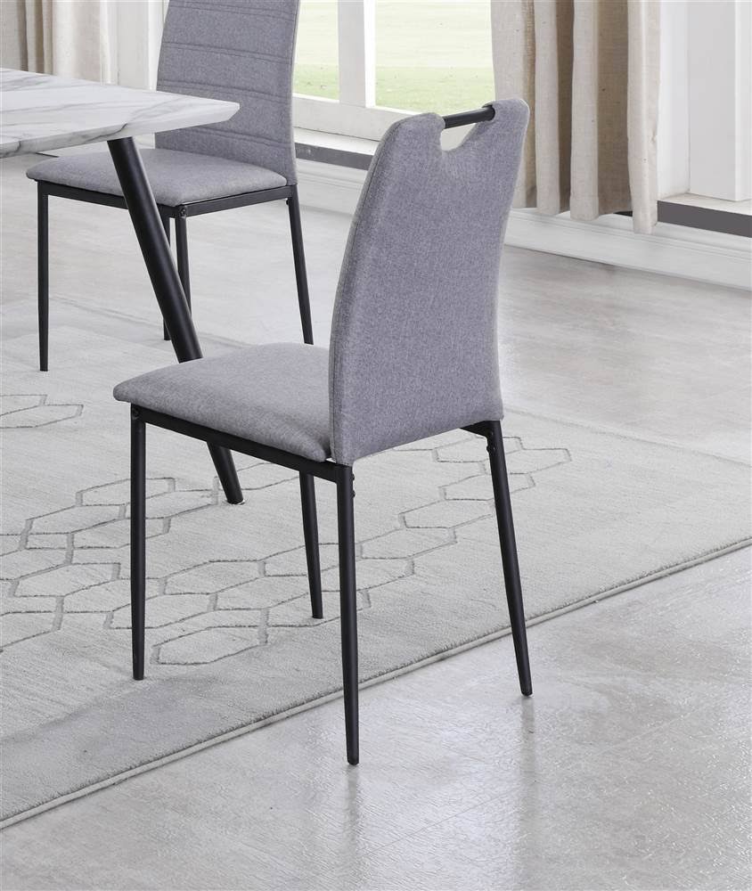 Dining Set with Laminated Wooden Top and 4 Chairs J28508