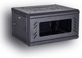 19-Inch Wall Mount Server Rack Cabinet with Locking Tempered Glass Door R1704