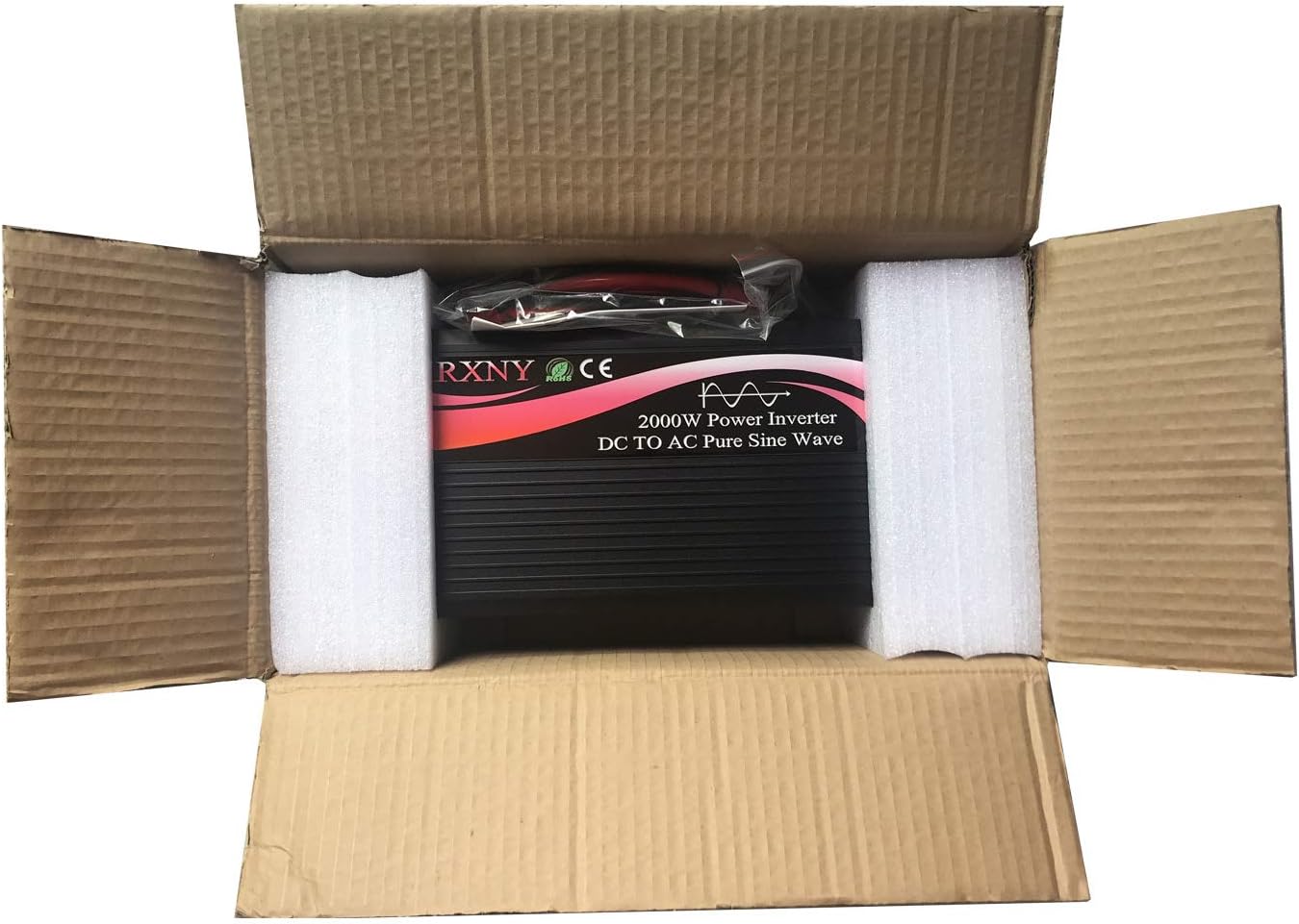 2000W Pure Sine Wave Power Inverter 12V DC to 110V 120V AC 60HZ with LED Display D726