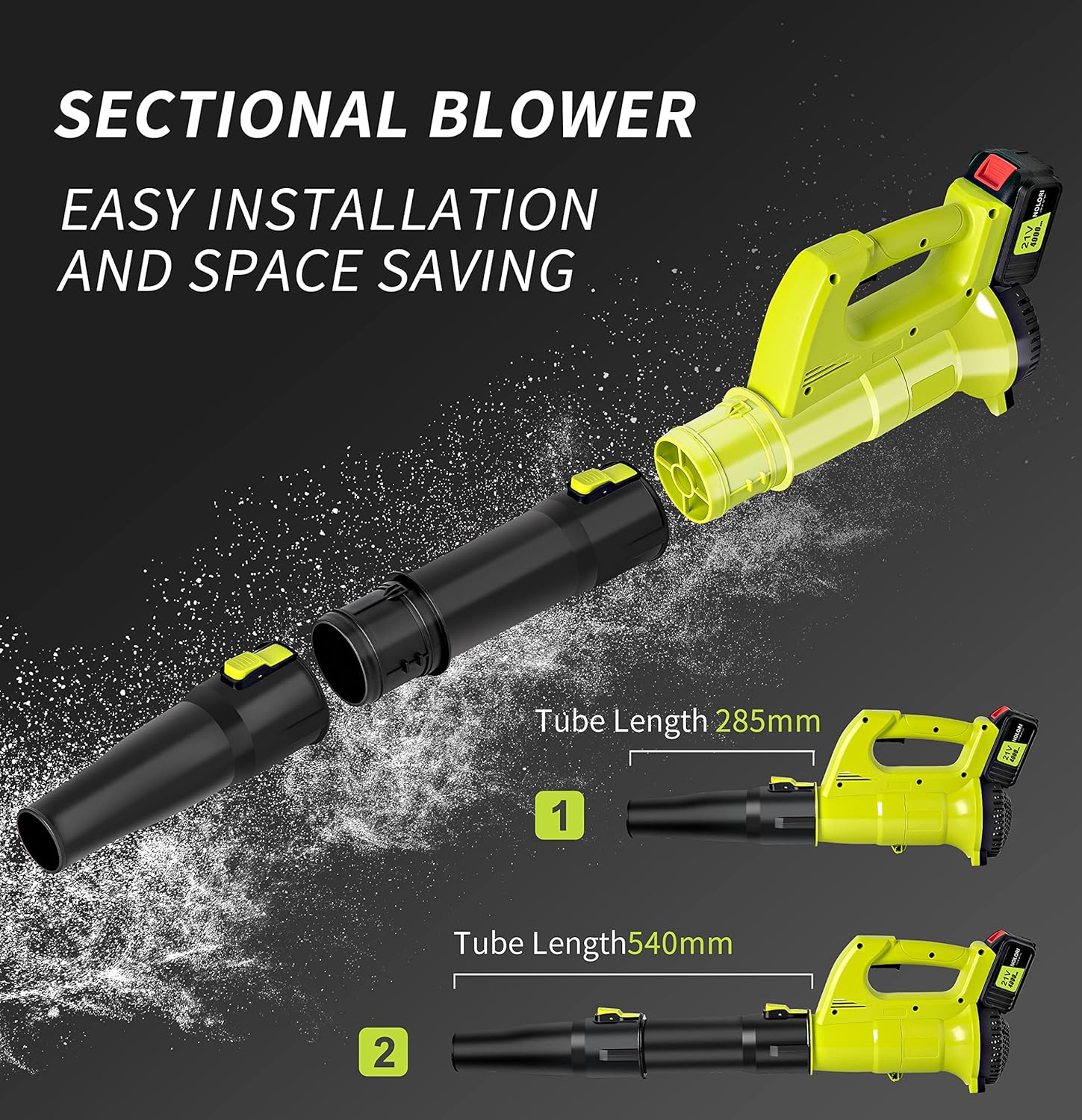 Cordless Handheld Leaf Blower with 20V 4.0Ah Battery, 130MPH N735