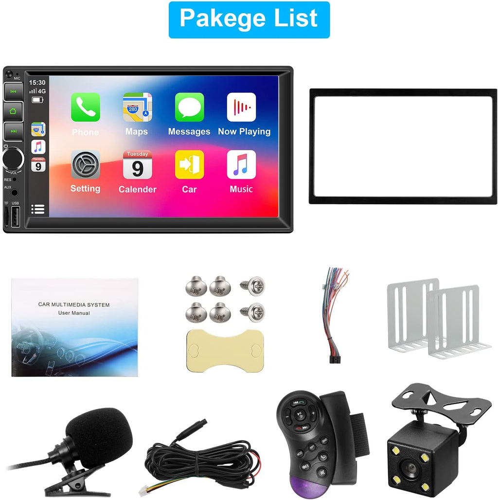7 inch Touchscreen Car Stereo with Bluetooth, Rear View Camera A819