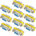 9 Pin DB9 Female to Female Gender Changer Adapter 10 Pack X9414