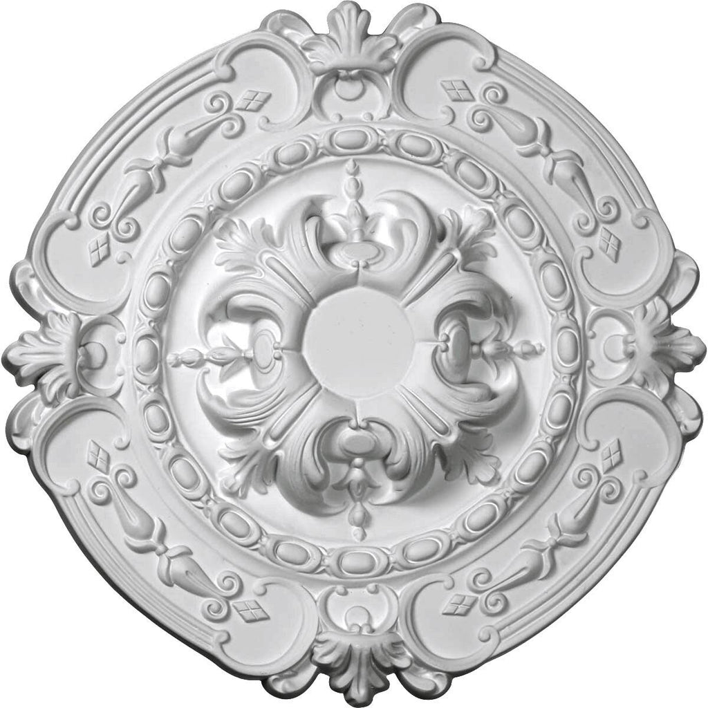 16 3/8 inch x 1 3/4 inch Hand-Painted Ceiling Medallion L718852
