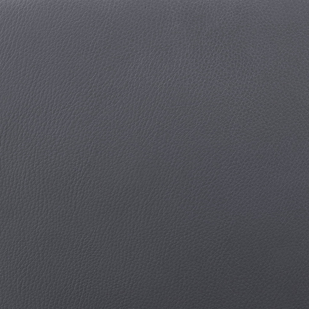 Faux Leather Wood Swivel Counter Stool in Gray/Black T59646