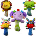 Elephant Plush Rattles Hand Bells Toys for Infant G917