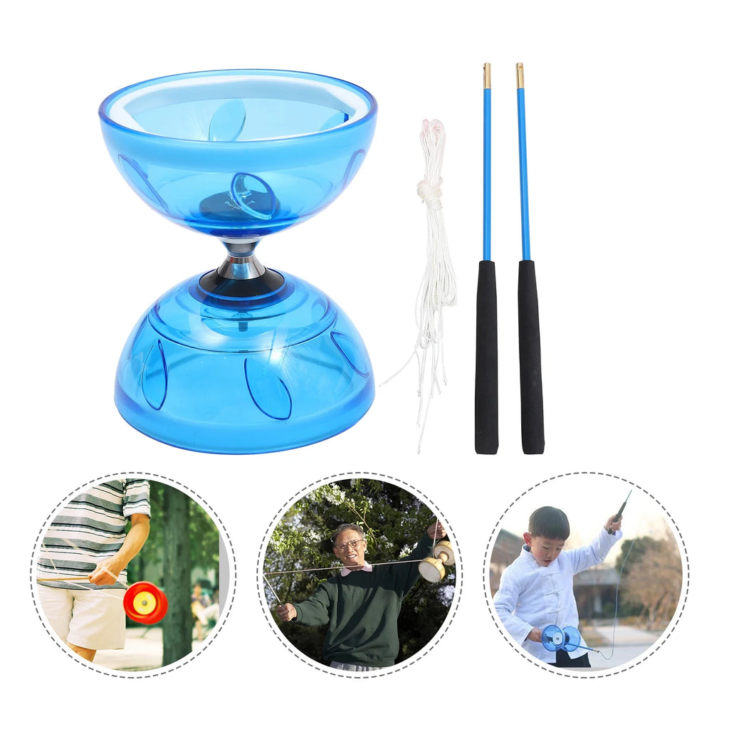 Yoyo Bearing Carnival Unresponsive Beginners Fitness Set Juggling Stick Prize Game Z260