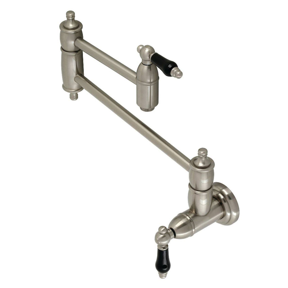 Brushed Nickel Wall Mount Pot Filler E12472