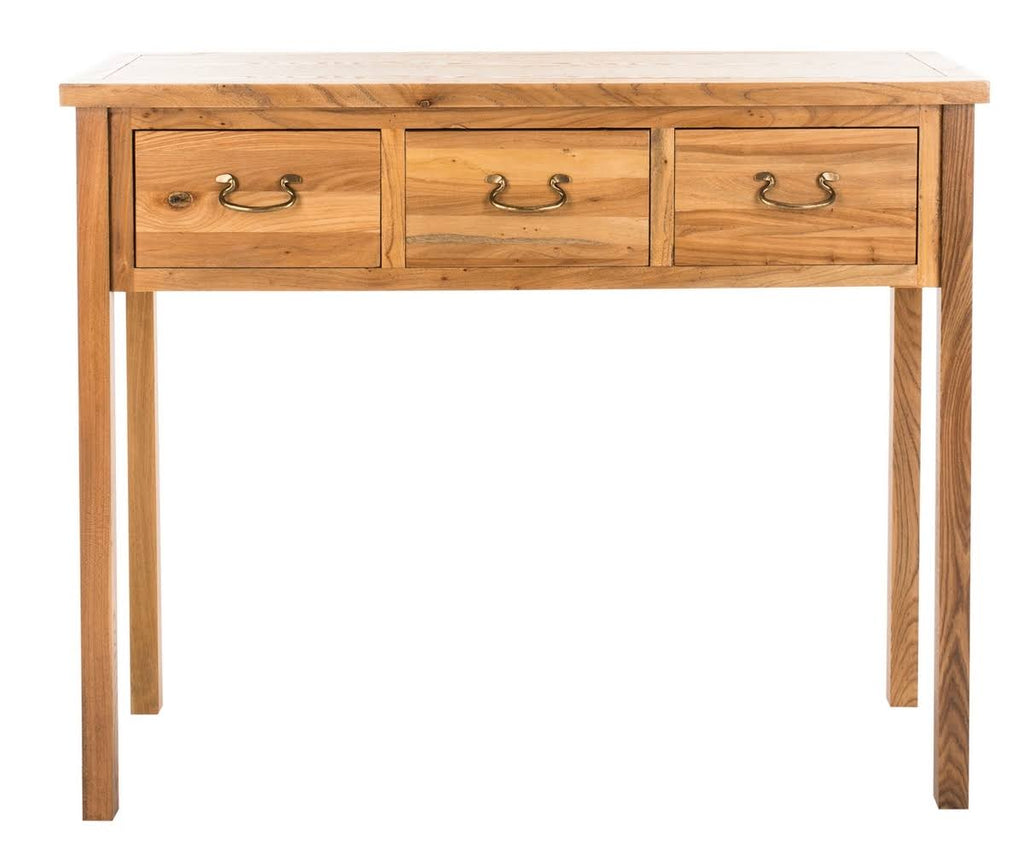 Oak Console with Storage Drawers G406262