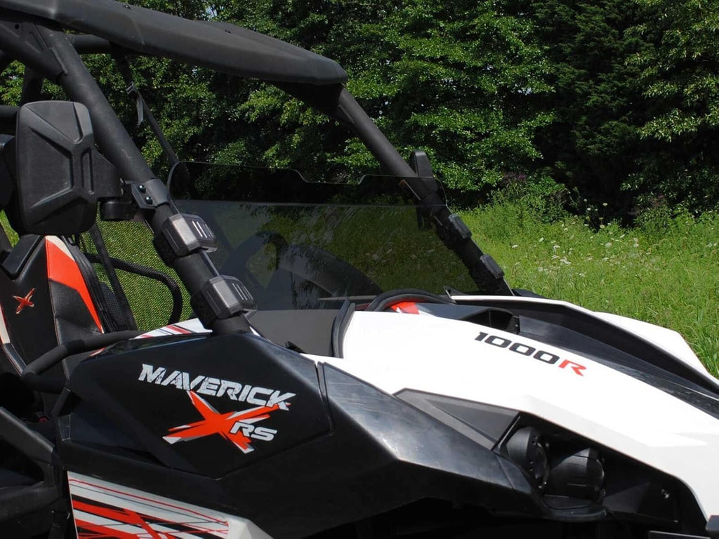 Heavy-Duty Half Windshield, 1/4" Thick Dark Tint Polycarbonate V164231