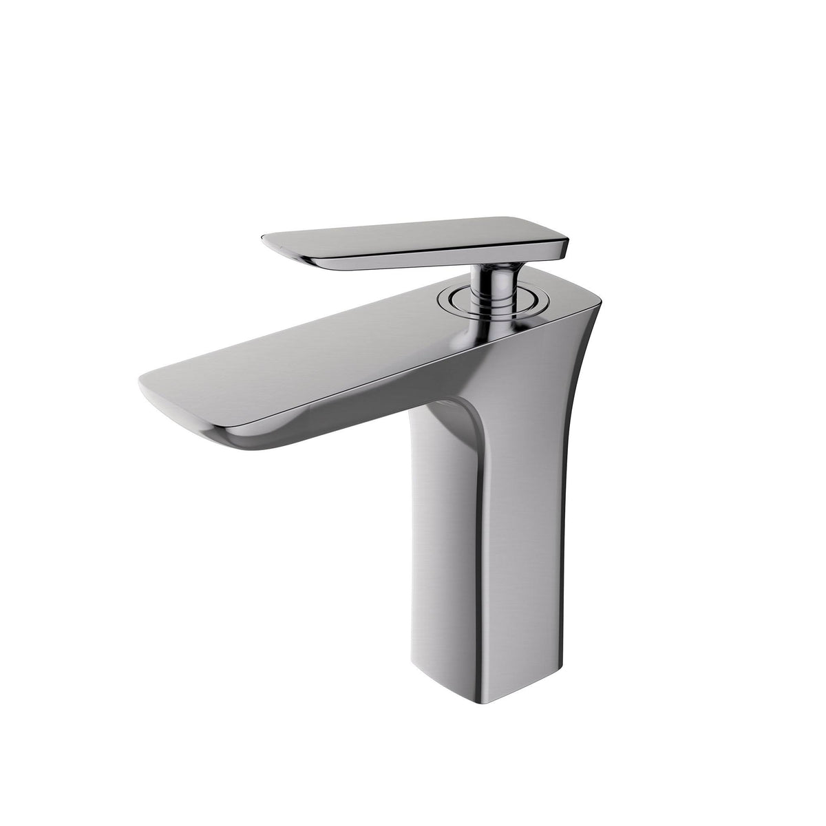 Single Handle Lavatory Faucet in Brushed Nickel Finish C712023