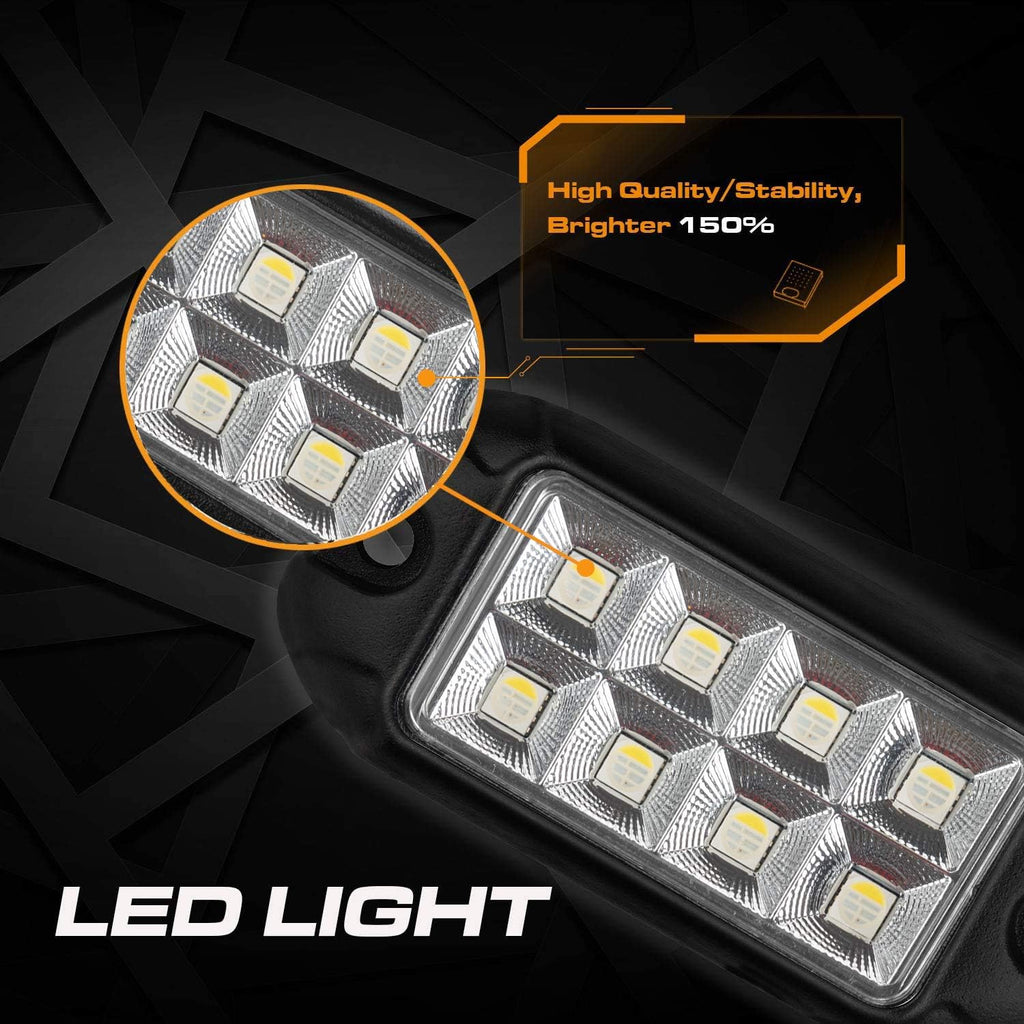 12 Pods RGBW LED Rock Lights for Trucks V820485