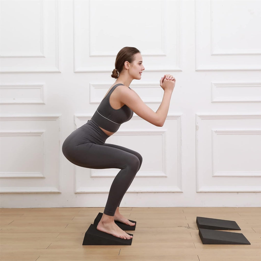 Calf Stretcher Yoga Foam Wedge 4 in 1 Pack of 2 U771
