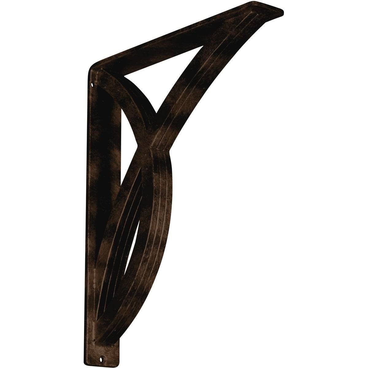 Antiqued Bronze Wrought Iron Bracket O4268