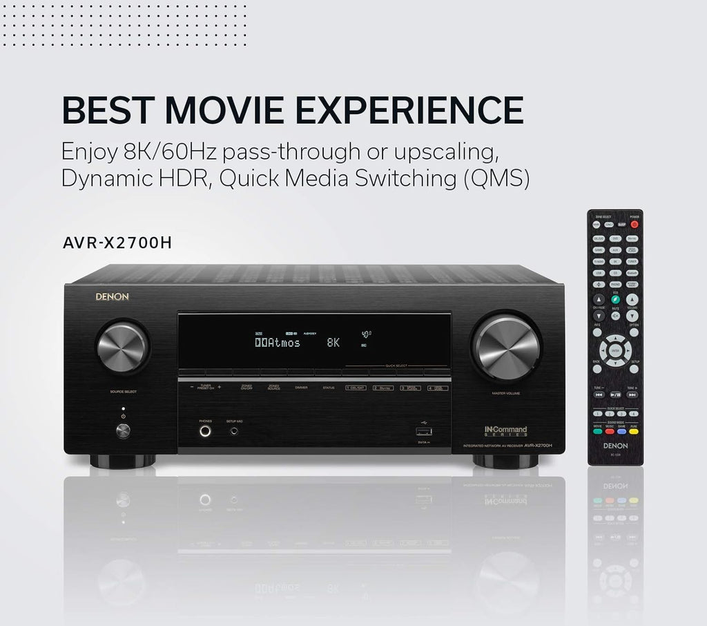 8K Ultra HD 7.2 Channel AV Receiver S2904