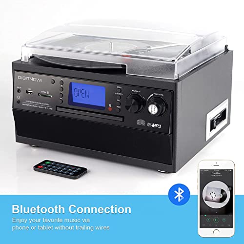 Bluetooth Record Player Turntable with Stereo Speaker X27010