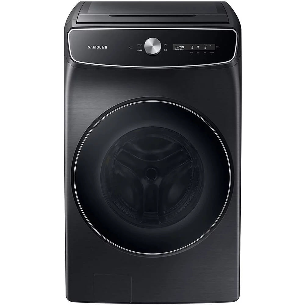 27" Wide 6.0 Cu Ft Front Loading Washer - Black J1264