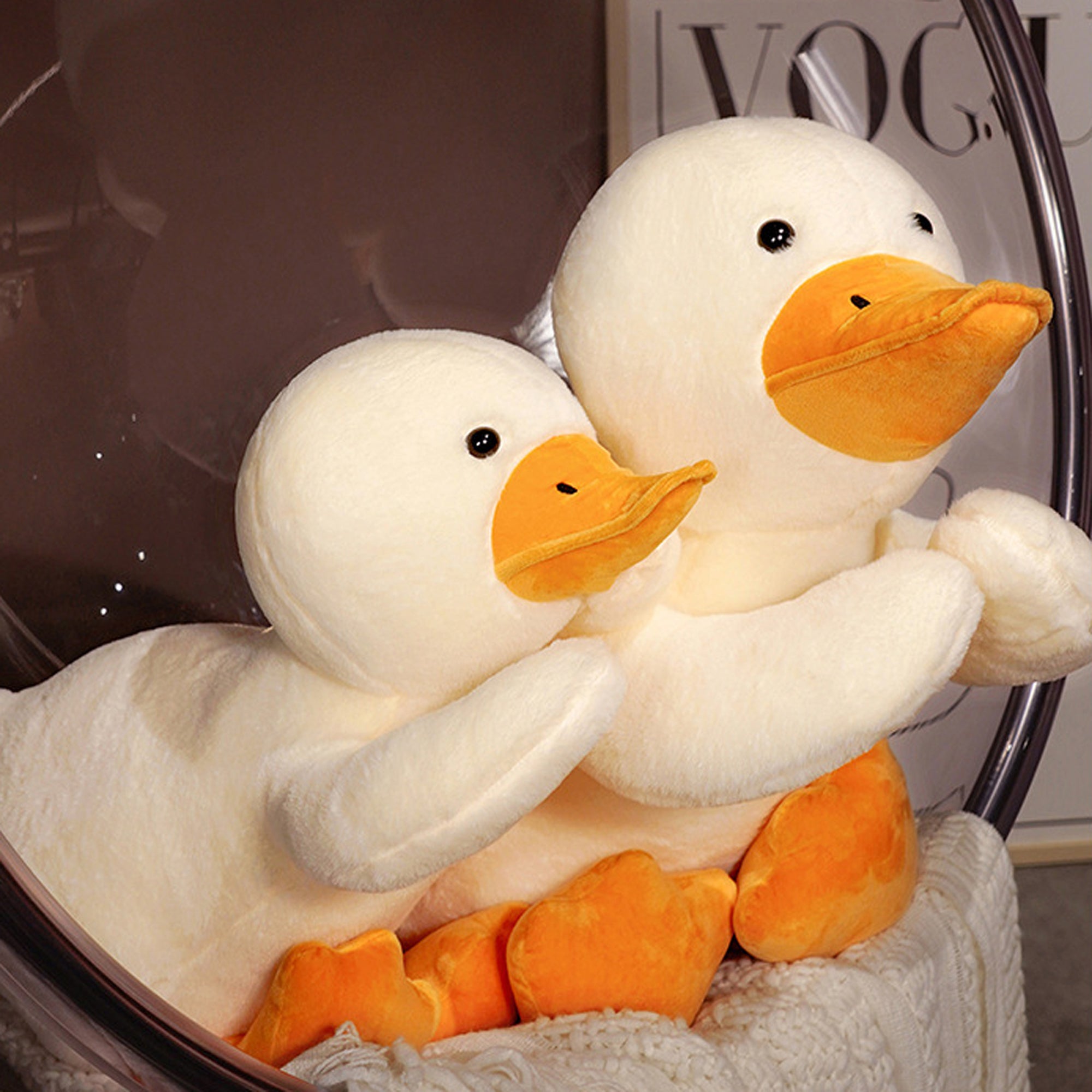 Cartoon Duck Plush Throw Pillow Stuffed Toy J893715