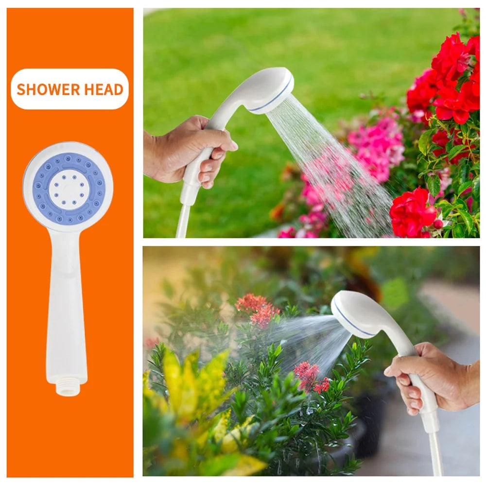 Portable Shower Camping Shower Handheld Electric USB Rechargeable Showerhead U65337
