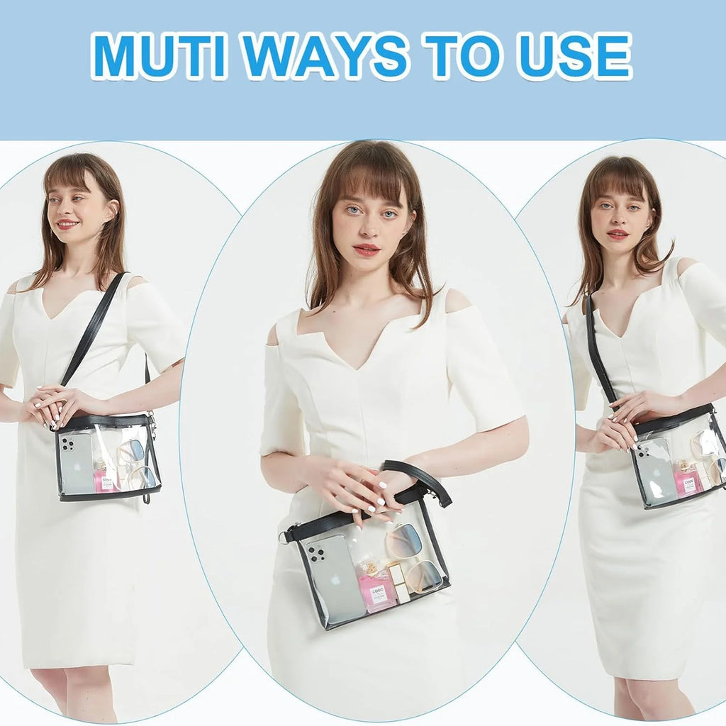 Clear PVC Crossbody Bag Y52484