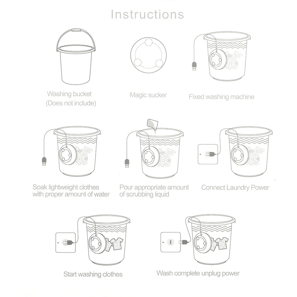 USB Mini Portable Washing Machine Q845