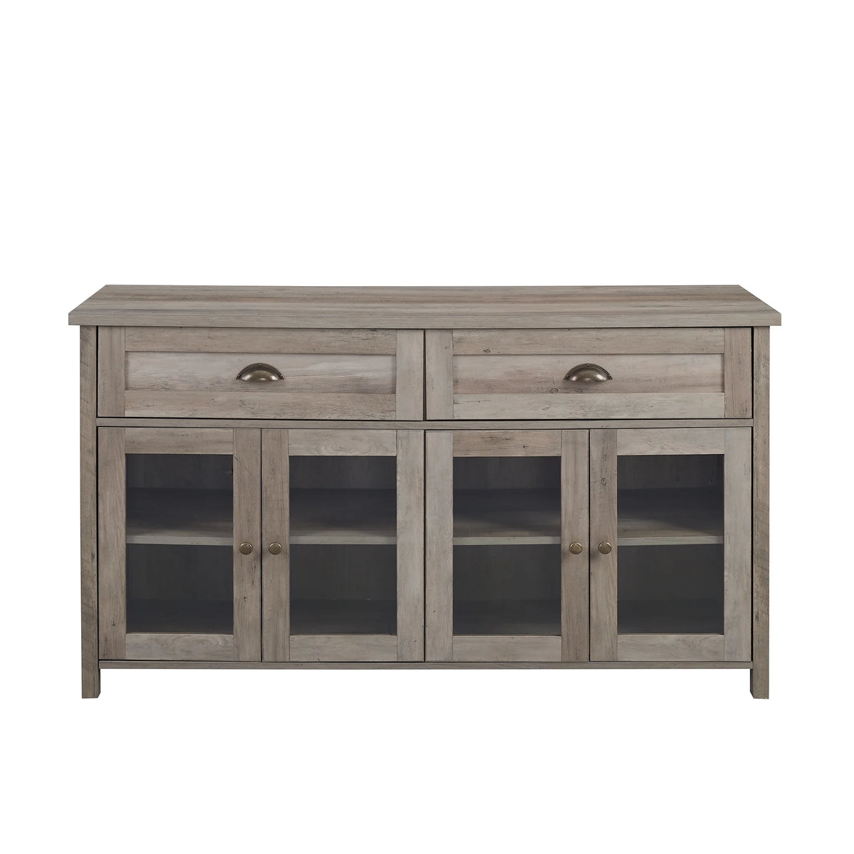 Grey Wash 4 Door TV Stand Q86337