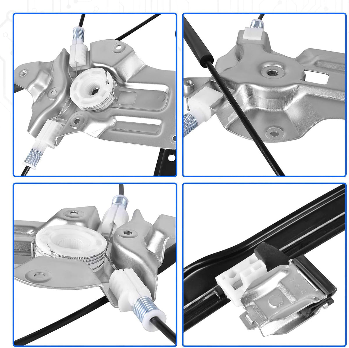 Power Window Regulator Front Passenger Side Pack of 2 C2659