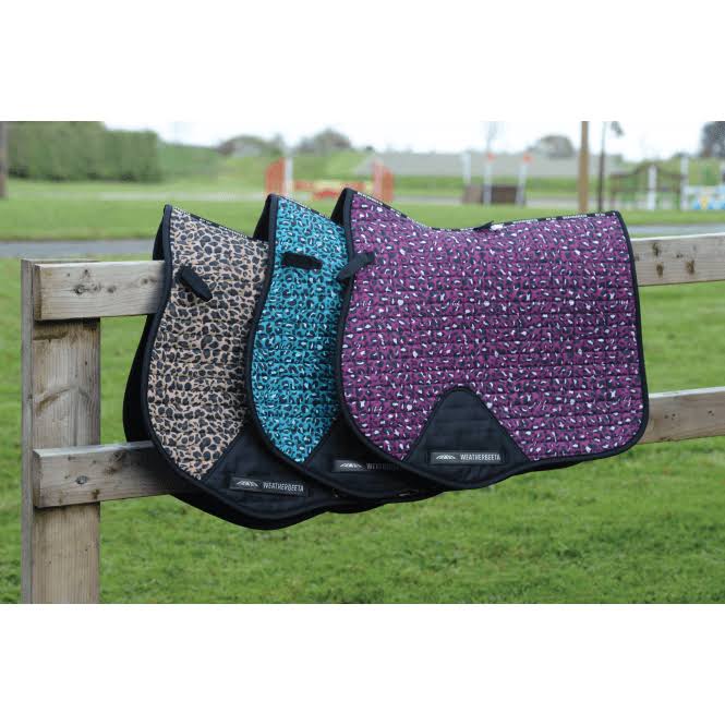 Pink Leopard Print Saddle Pad L483