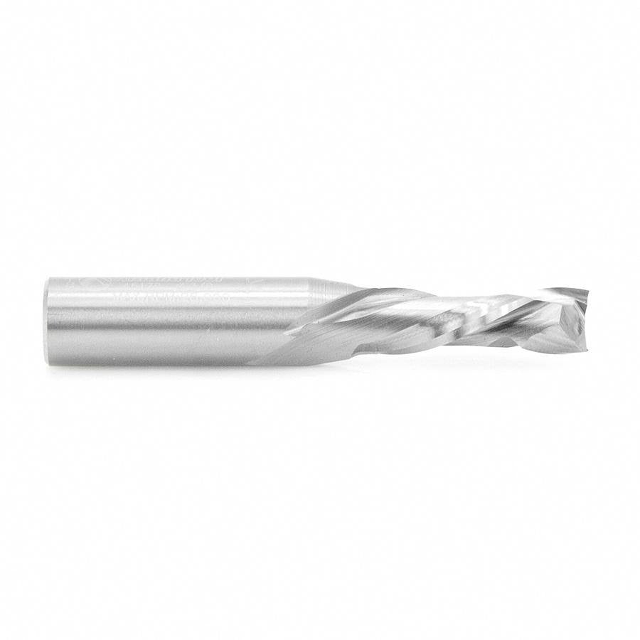 Solid Carbide Compression Spiral 3/8 Dia x 1 inch x 1/2 Shank L95308