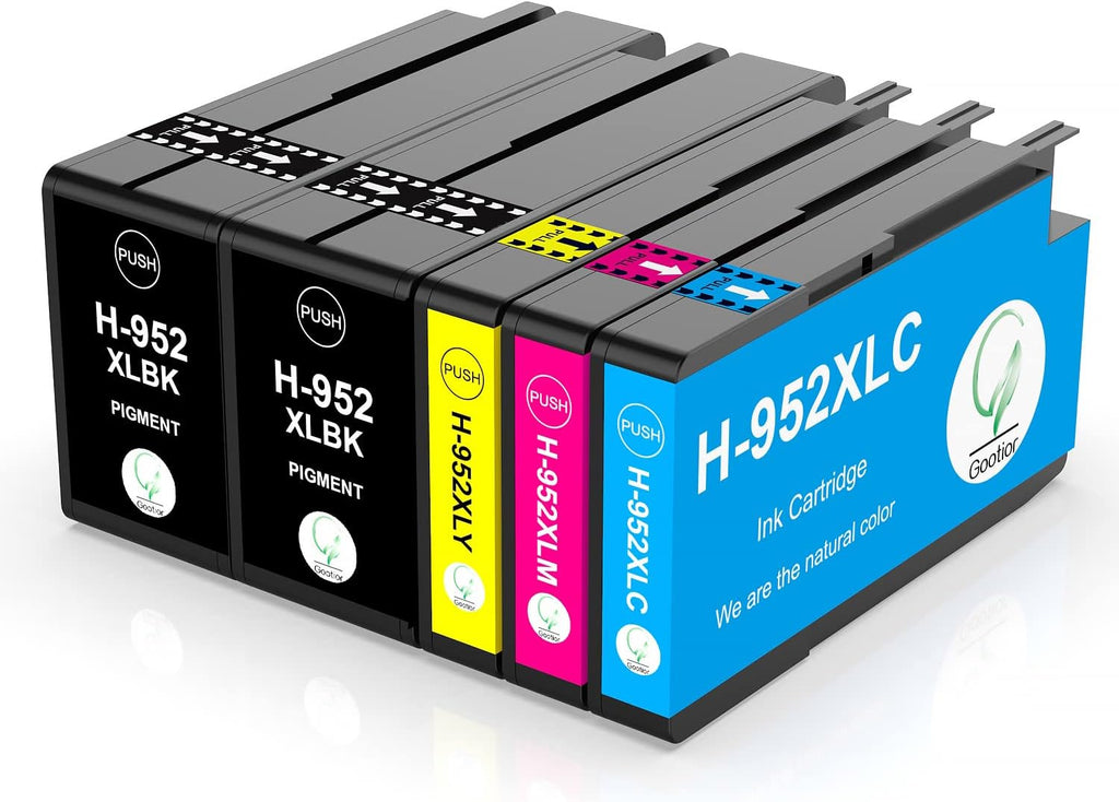 Compatible Ink Cartridges for HP 952 952XL Replacement High Yield 5 Pack F856431