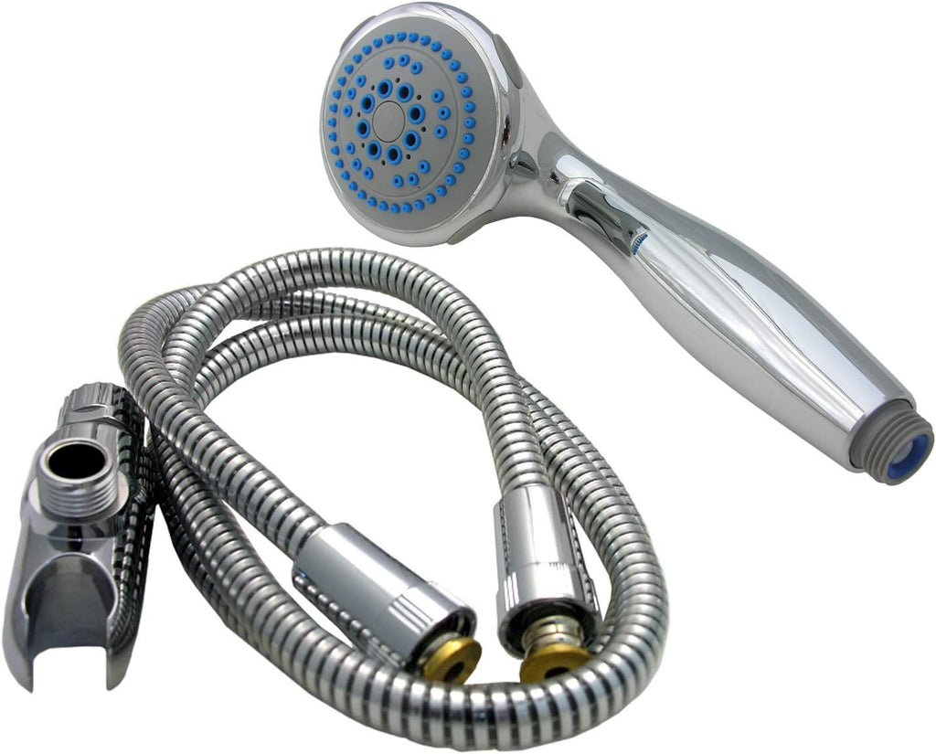 Chrome Finish Hand Held Five Function Shower Head, 10-Pack U46522