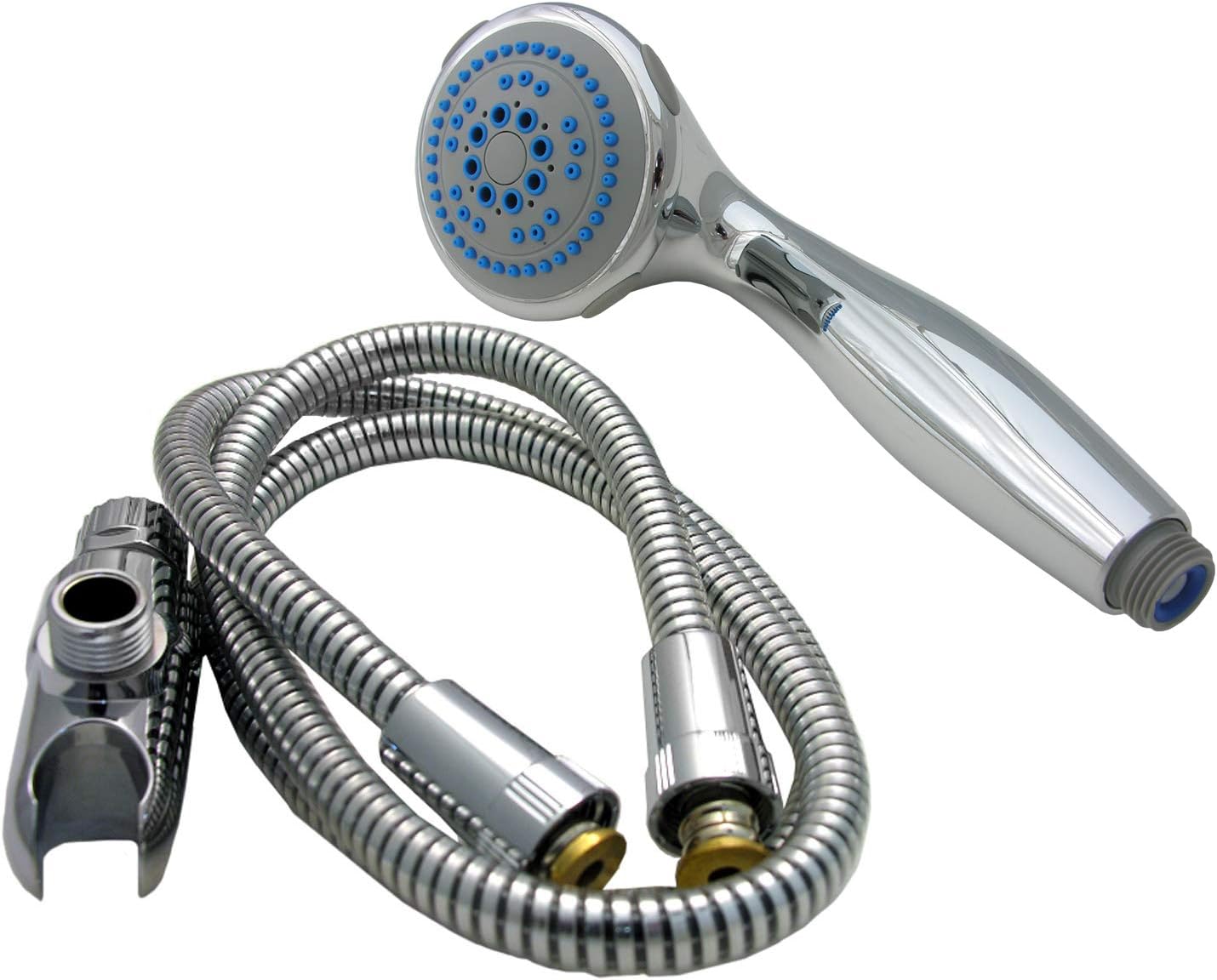 Chrome Finish Hand Held Five Function Shower Head, 10-Pack U46522