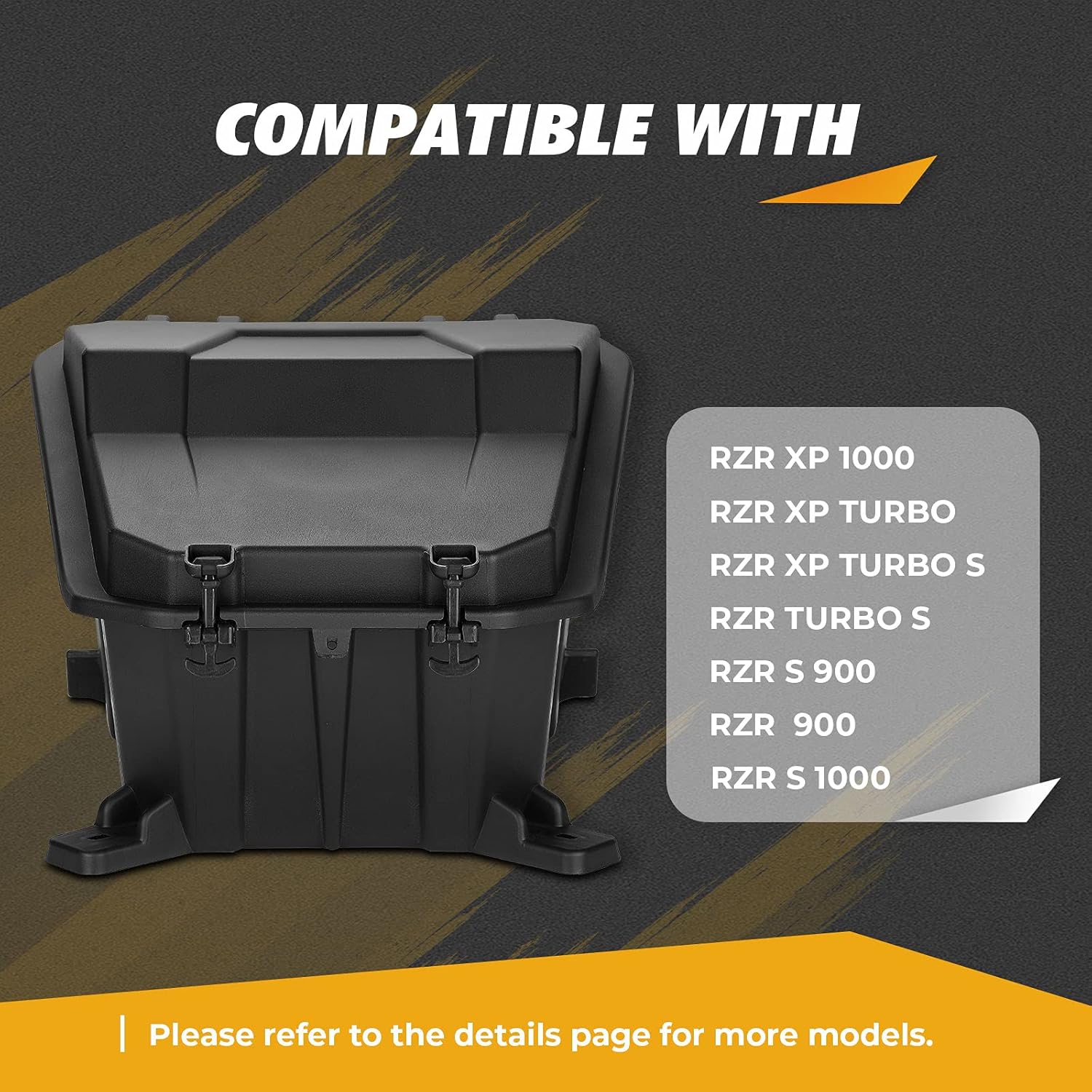 Storage Box Compatible With Polaris RZR XP 1000/4/ 900/4/ 1000 S 2014-2022 I43919