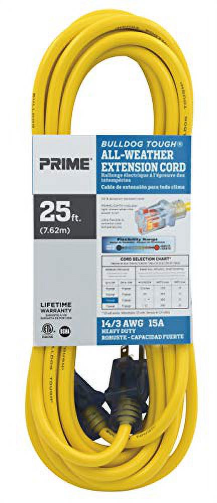 25 ft. 14 Gauge 3 SJTOW Extension Cord H287