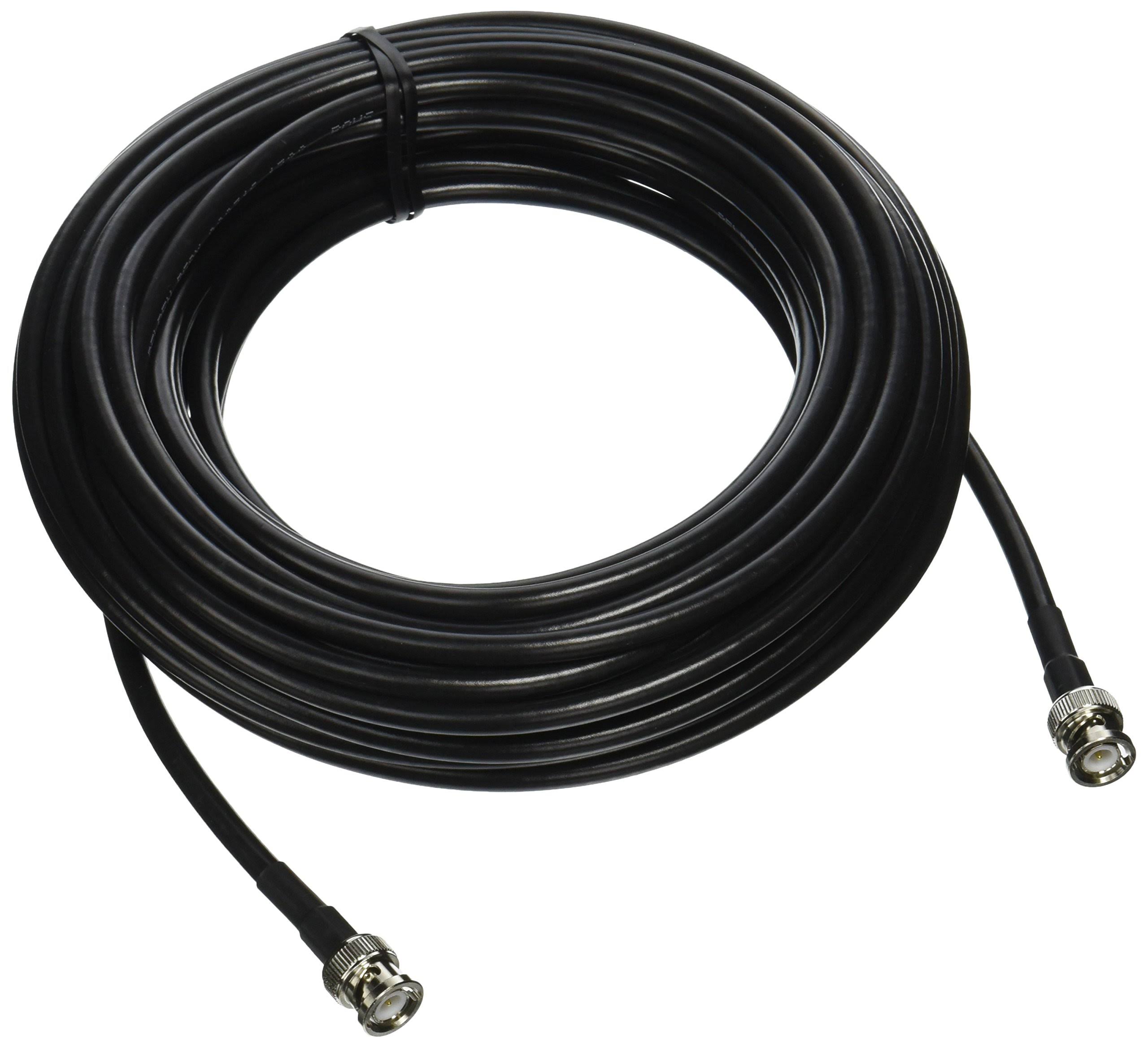 BNC-to-BNC Remote Antenna Extension Cable, Black, 50 ft T2420
