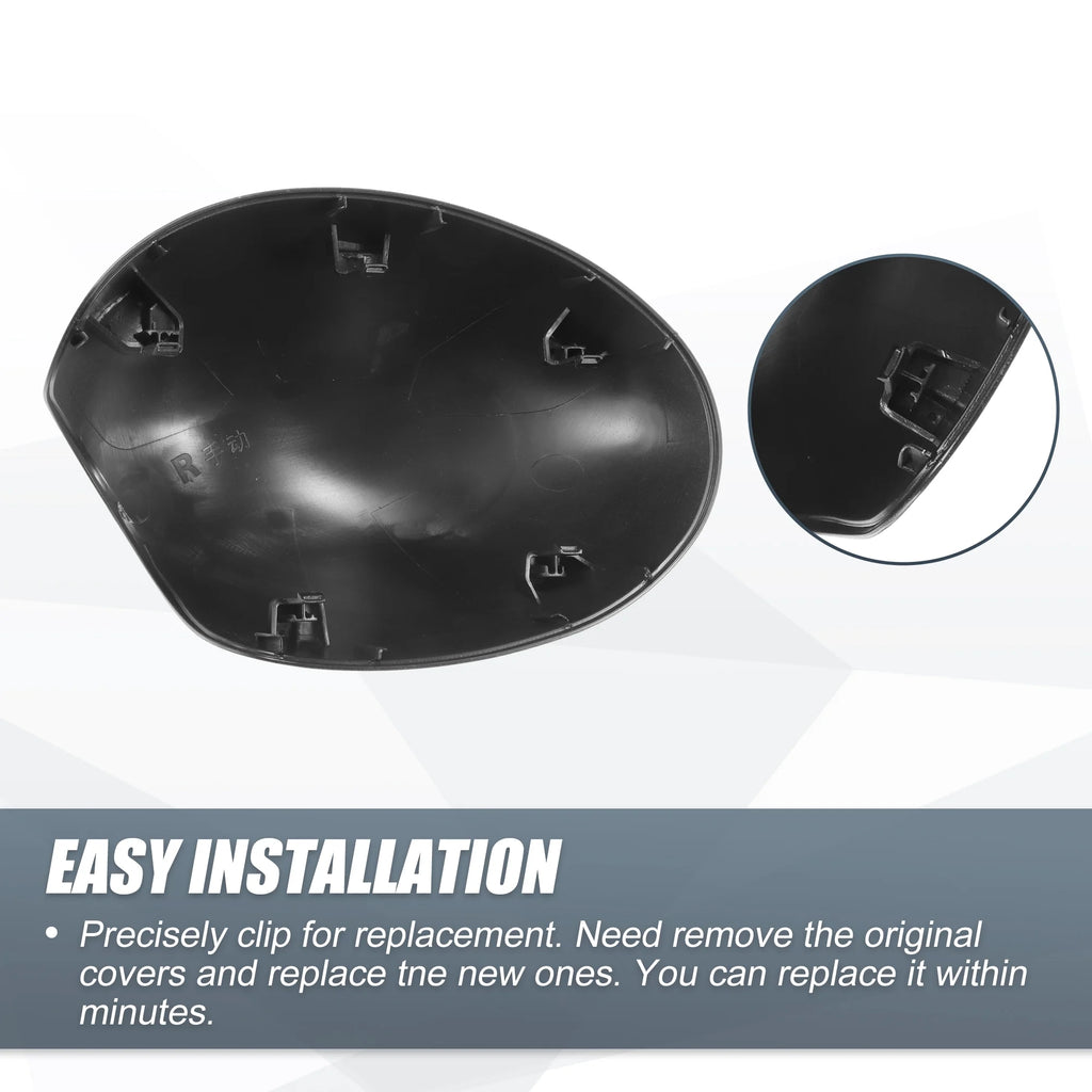 Gray Rear View Mirror Cover Cap for BMW Mini Clubman R55 Hatchback Cooper R56 M8600