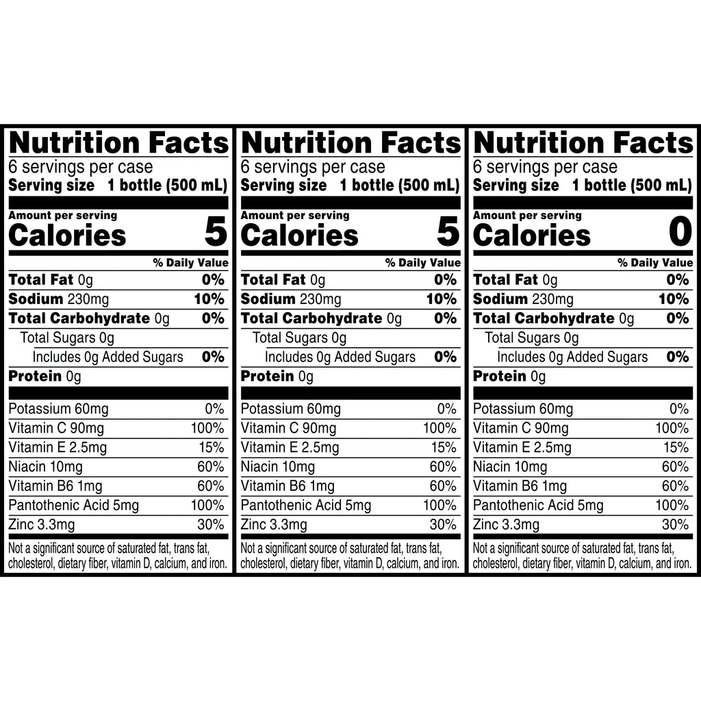 Immune Support Variety Pack, 16.9 fl oz, 18 Count Bottles W8548