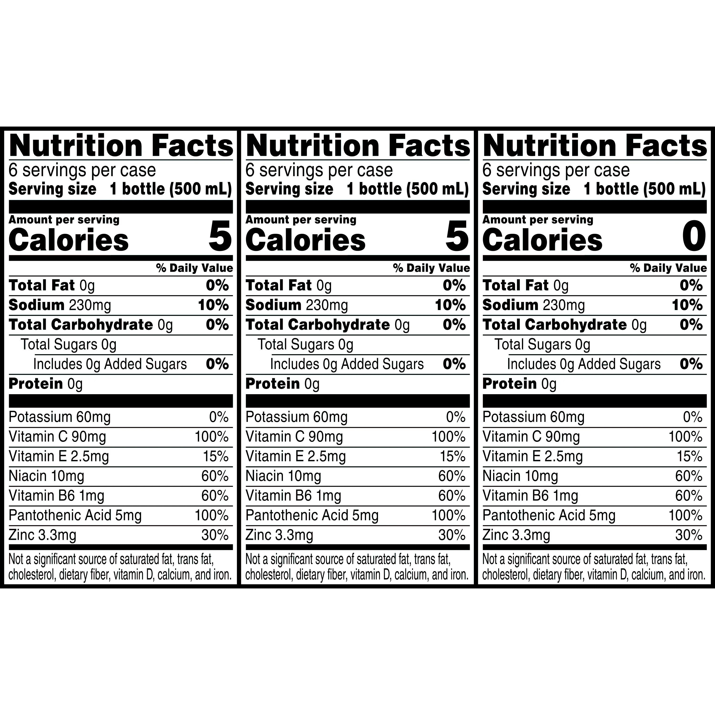 Immune Support Variety Pack, 16.9 fl oz, 18 Count Bottles W8548