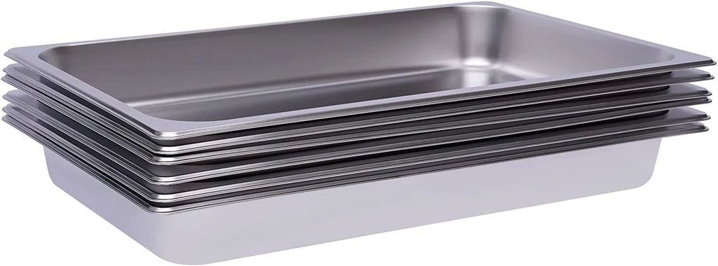 6 PCS Stainless Steel Steam Table Pans B51193