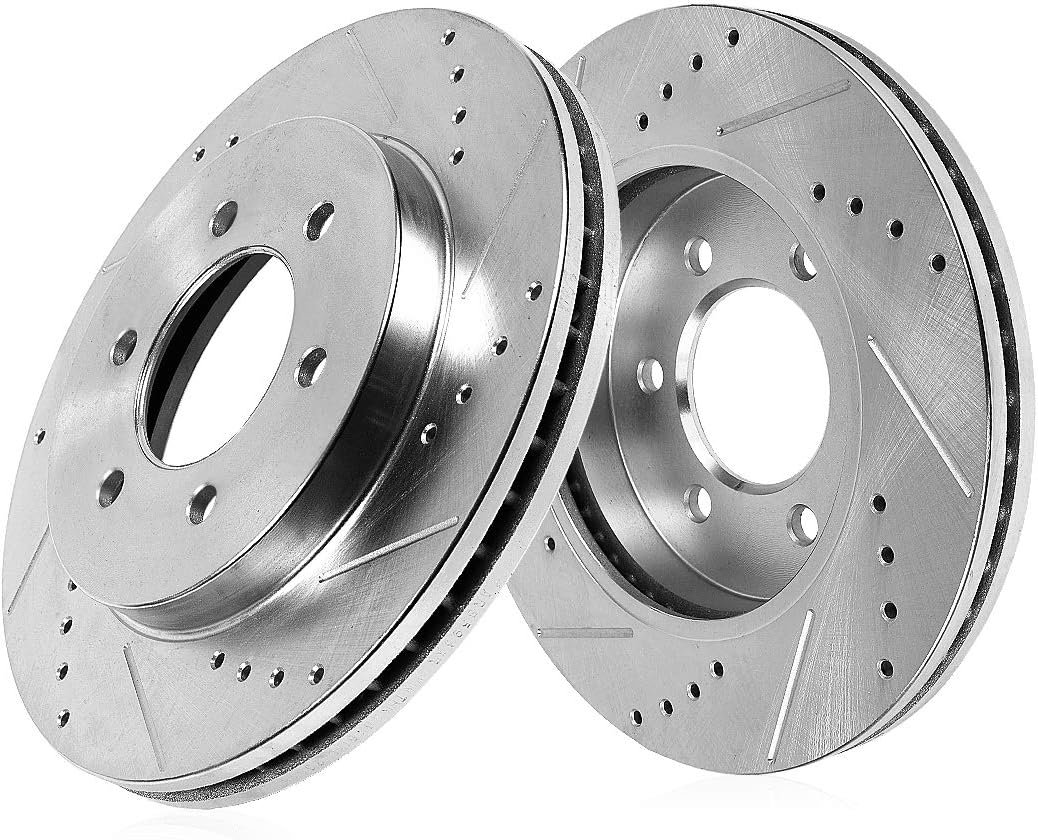 Drilled & Slotted 6 Lug Rotors B323