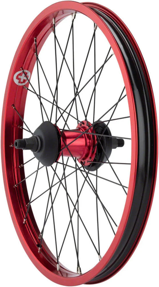 Red Rear Wheel 20 14 x 110mm Rim Brake Freecoaster P715