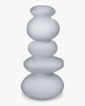 Opal Grey Glass Candle Holder G327