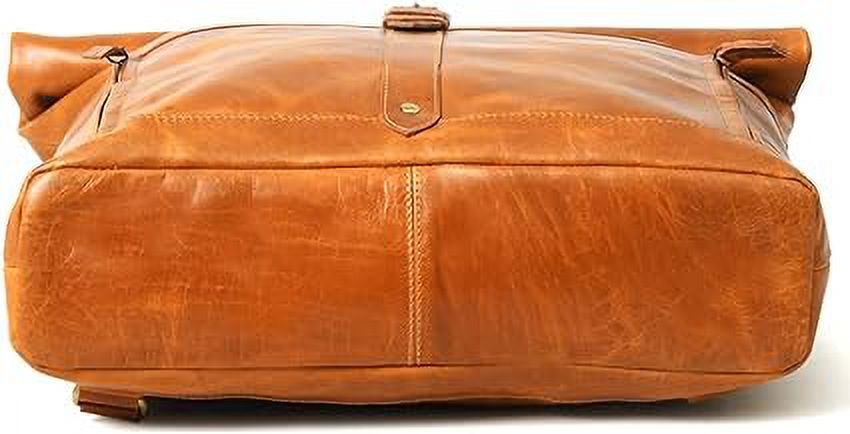 Vintage Full Grain Leather Laptop Backpack G933