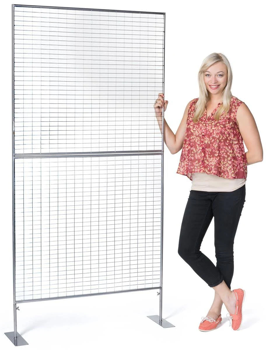 U-Shaped Iron Mesh Grid Display Panels Y6802