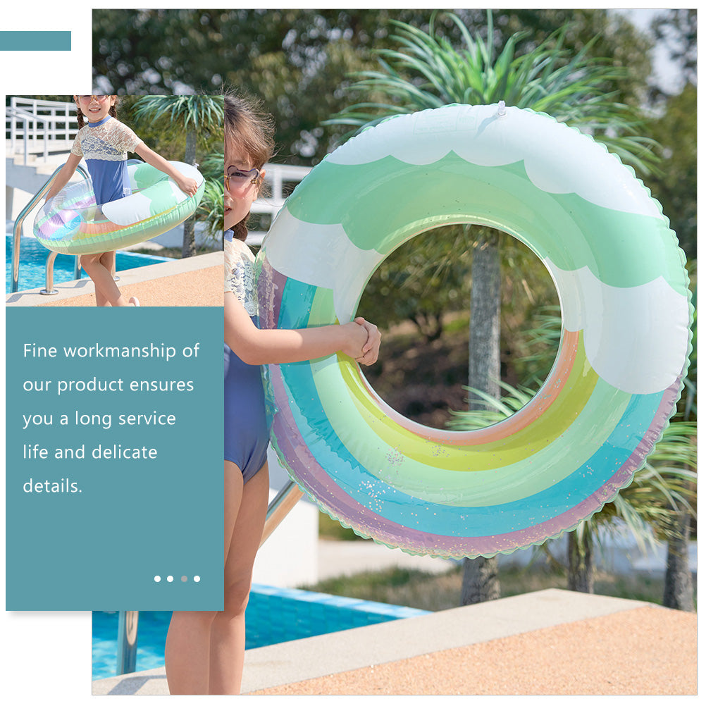 Floating Swimming Ring Inflatable Sequin Design N78809
