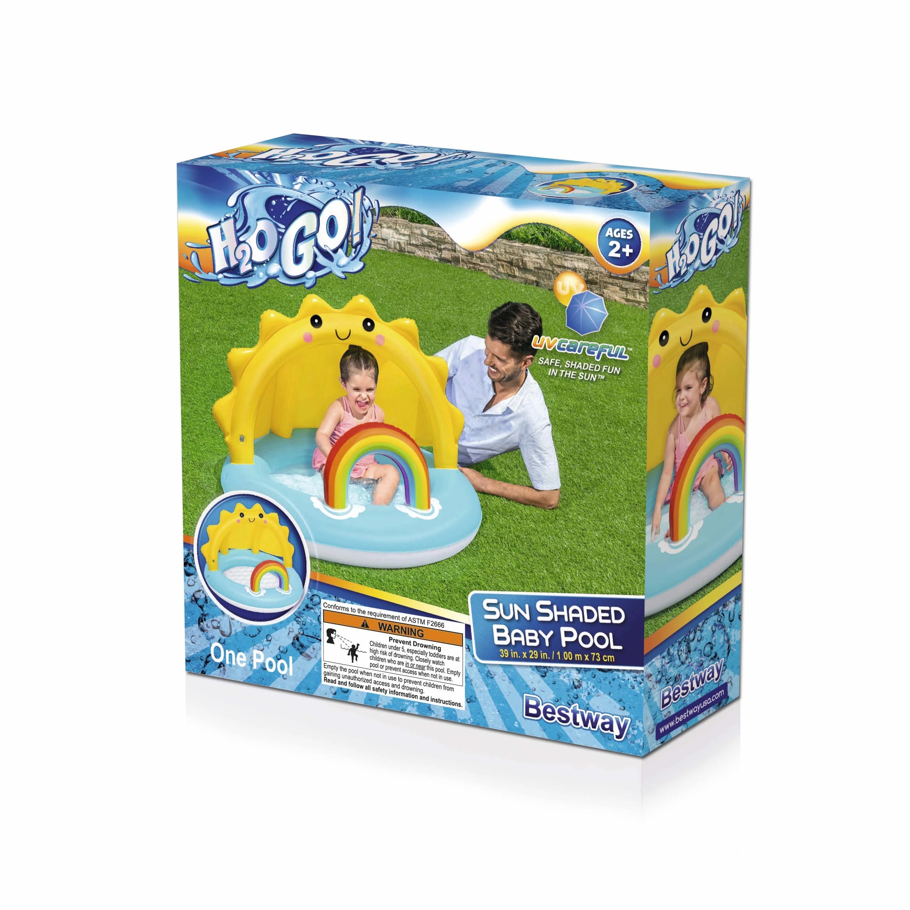 39" x 29" Inflatable Baby Pool T35920