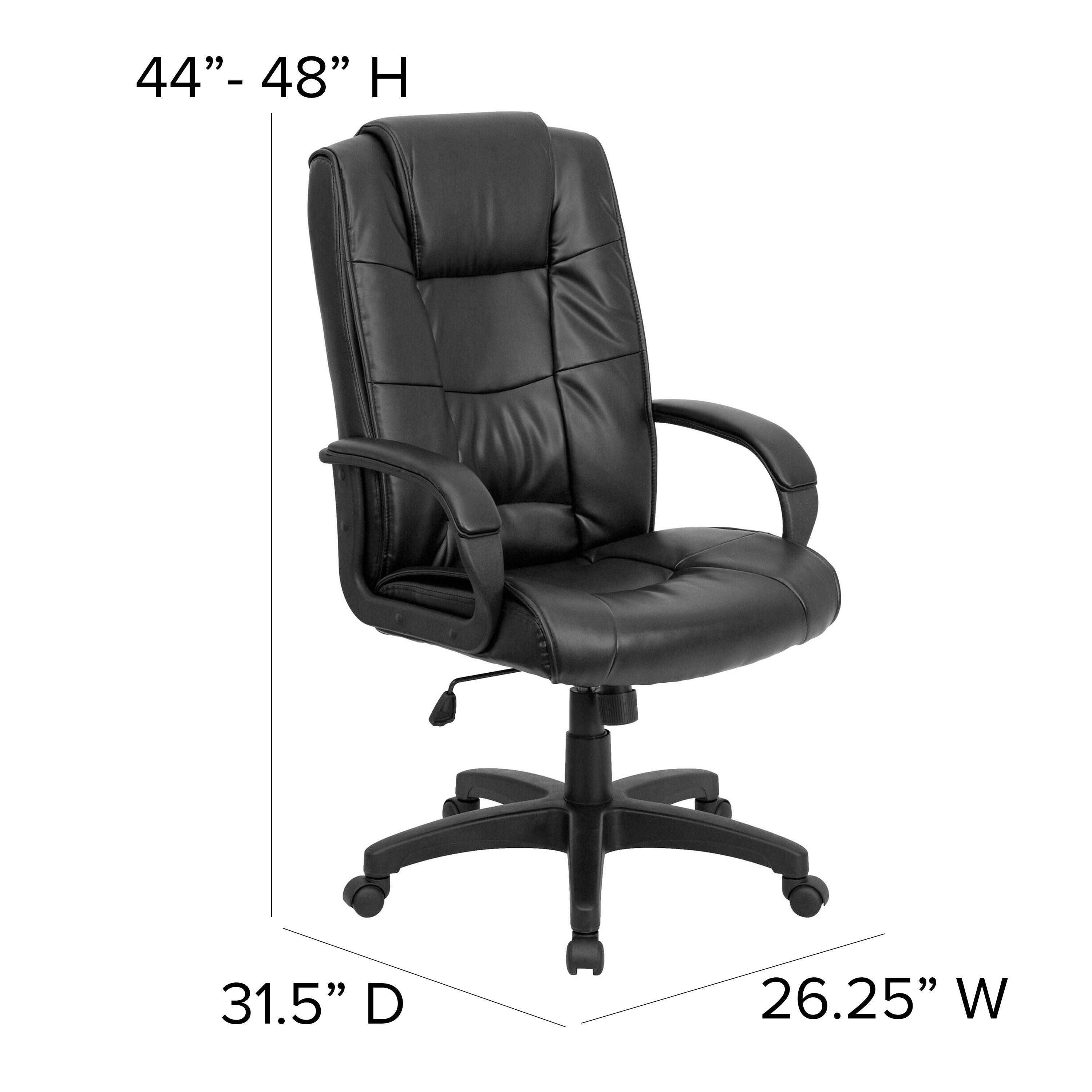 Black Executive Office Chair V9342